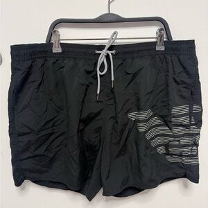 Emporio Armani Black Swim Trunks